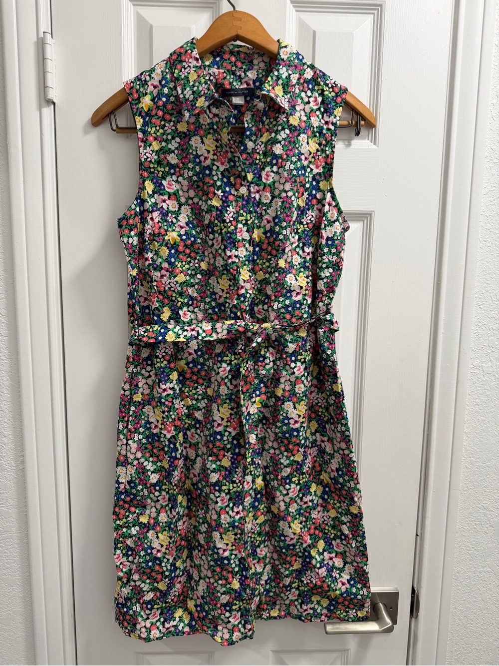 Tommy Hilfiger Multicolor Floral Sleeveless Dress Size 8P